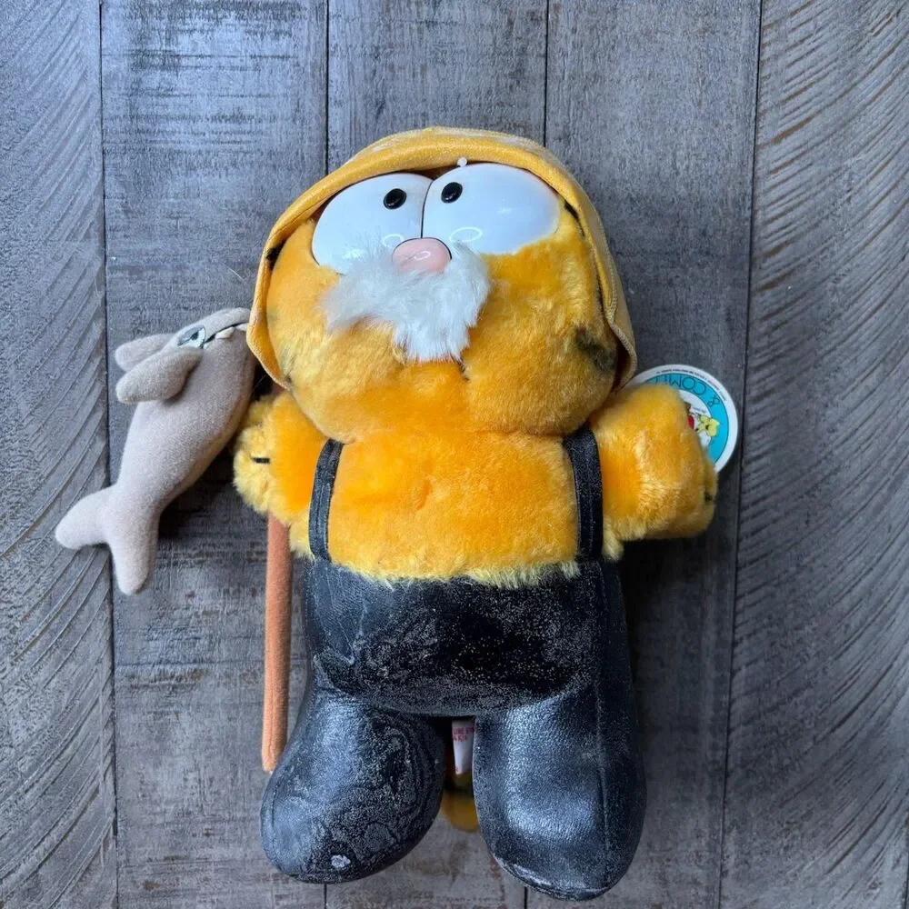 Vintage 80's Dakin Garfield Plush 